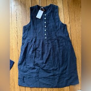 Quince Cotton Gauze Sleeveless Swing Dress - Size Medium - NWT